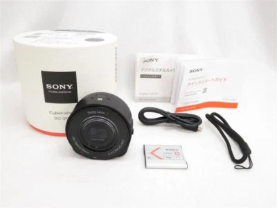 Sony Cyber-shot digital camera lens style camera QX10 black DSC-QX10/B Japan  - Image 1 of 4