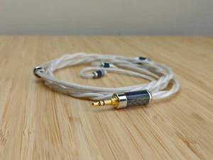GSAudioCables Litz 7N OCC Copper Gold Silver Palladium IEM cable 0.78mm 2 pin - Picture 1 of 24