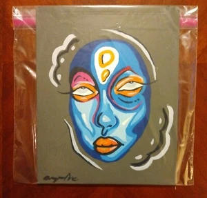 ๐๏ธ Original Acrylic Painting On Canvas By Student Artist (Anya) Painted 2-2022 - Picture 1 of 4