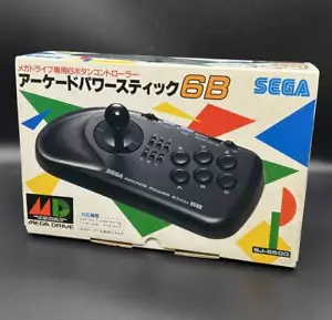 Sega Maga Drive Mega CD Arcade Power Stick 6B Tested :JP - Picture 1 of 2
