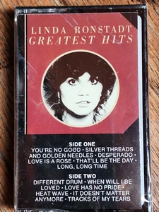 NEW SEALED Linda Ronstadt Greatest Hits CASSETTE Tape 1976 Elektra Asylum Record - Foto 1 di 2