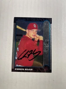 St Louis Cardinals CHRIS HAAS Signed Card - Picture 1 of 1