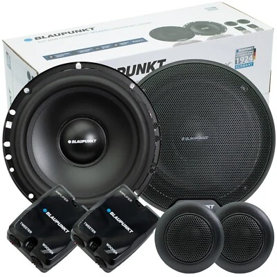 Blaupunkt BPS-E650C 6.5" Component Speakers 120W Peak Power Silk Dome Tweeter - Image 1 of 4