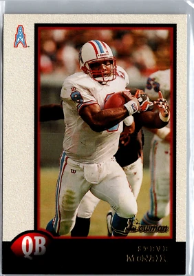 1998 Bowman Chrome  Steve McNair Card #37 Houston Oilers - Image 1 of 2