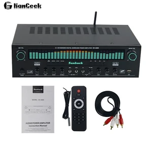 SR-3800 1000W 220V Bluetooth Amp 5.1CH Karaoke Digital Surround (Green Screen) - Picture 1 of 7