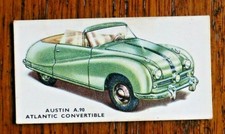 MOTOR CARS, ( COLOURED ) 1949  KELLOGG TRADE CARDS,PICK THE CARDS YOU REQUIRE