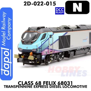 Class 68 Felix 68031 Transpennine Express diesel elec DCC ready Dapol 2D-022-015 - Picture 1 of 6