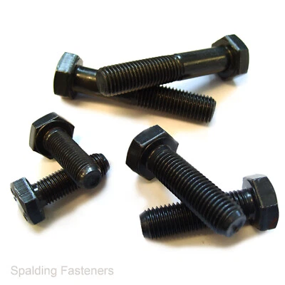 SPALDING FASTENERS M10 / 10mm METRIC 10.9 STEEL HIGH TENSILE HEX HEAD BOLTS FULL & PART THREAD