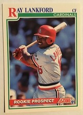 Ray Lankford 1991 Score Rookie Prospect 1990 Cardinals #731 
