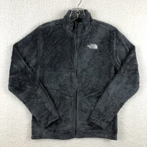 The North Face Girls Fuzzy Sherpa Fleece Full Zip Jacket Size XL/TG Gray - Picture 1 of 10