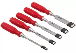 Bahco CHISEL SET 5-Pieces Tapered Neck, Full Bevel Pattern 6-25mm 9883 - Picture 1 of 1