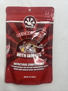 Pangea Gecko Food with Insects Crested Complete Diet 8 0z Exp 3/2026 - Picture 1 of 4