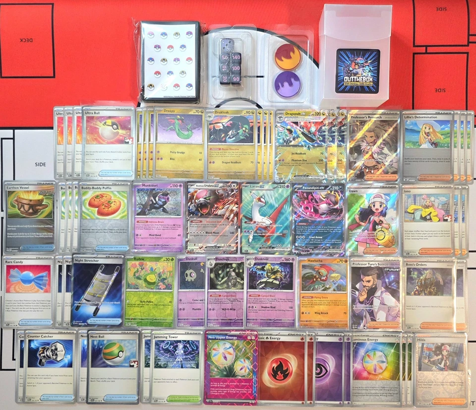 Dragapult Ex & Dusknoir - Pokémon TCG - OutTheBoxTCG Meta ELITE Deck - Image 1 of 4