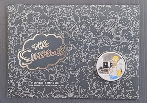 2020 Tuvalu The Simpsons- Homer  1/2oz Silver (.999) 50c UNC Coin - Picture 1 of 3