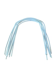 8er Set Vintage Forster Krocket Ersatz weiß Docht schwerer Draht - Bild 1 von 3