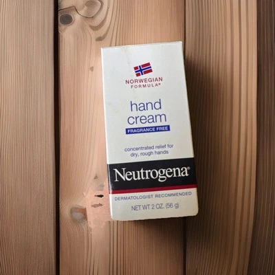 Neutrogena Norwegian Formula Dry Hand Cream, Fragrance-Free, 2 oz. New In Box Foto 1 de 2