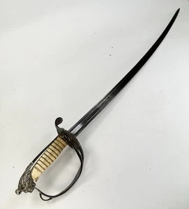Mexican Civil War Toledo Ano 1900 Infantry Lions Head Sword Flip Up Guard - Picture 1 of 21