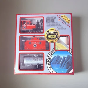 Vintage LGB G Scale Lake George & Boulder Passenger Set Never Used 1995 Open Box - Picture 1 of 19