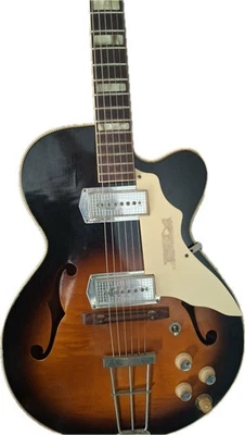 Beautiful ca. 1961 Kay Swingmaster Thinline Archtop Electric Guitar with Case - Image 1 of 3