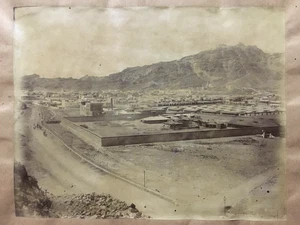 Fotografía de albúmina VISTA GENERAL DE LA CIUDAD DE ADÉN 10 pulgadas x 8 pulgadas - Imagen 1 de 6