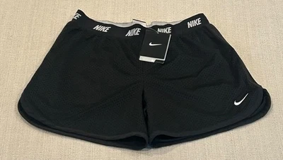 Nike Girls Training Mesh Shorts. Youth Large. New With Tags. - Image 1 of 4