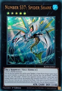 BLMM-DE037 NUMMER S37: SPINNENHAI ULTRA RARE 1.AUFLAGE YuGiOh KARTE - Bild 1 von 1