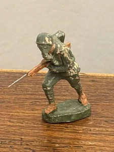 Confalonieri Brevetto-Fante  Italia con maschera agas II-pasta Italy’30 - Bild 1 von 3