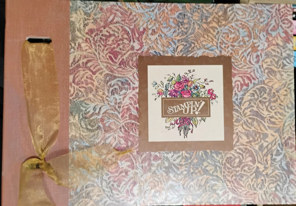 Stampin  Up! VINTAGE Portfolio Idea Books 1996 Retired Collectible EXC CONDITION - Image 1 of 4