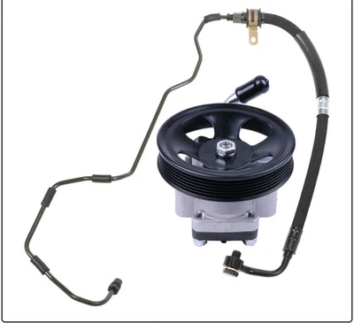 Bomba de dirección asistida con manguera de presión para Hyundai Santa Fe V6 01-06 Foto 1 de 3