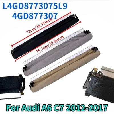 Cortina parasol techo corredizo panorámico coche negro para Audi A6 C7 2012-2017 4GD877307 Foto 1 de 4