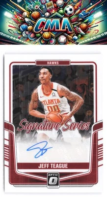 2024-25 Donruss Optic #SS-TEA Jeff Teague Signature Series - Image 1 of 2