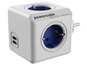 Regleta - PowerCube BXPC1200 Azul, 4 tomas + USB - Imagen 1 de 2
