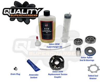 Kit de reconstrucción de rodamientos de sobrealimentador genuino Eaton OEM Jaguar XJR XKR S 4.0 M112 M90 Foto 1 de 3