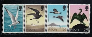 JERSEY Tern, Petrel, Geese & Shag BIRDS MNH set - Picture 1 of 1