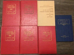 Vintage Lot 7 Red Book A Guide Book of United States Coins 1960’s Editions - Picture 1 of 4