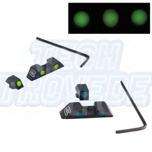 Nuevas miras nocturnas brillantes mejoradas para Glock 17,19,22,23,26,27,33,34,35,37,38,39 - Imagen 1 de 6