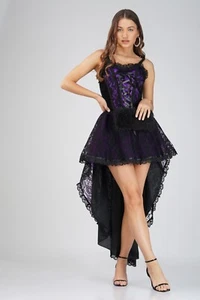 Women Gothic Long Party Girl Prom Night Victorian PLUS Size Halloween Dress 1480 - Picture 1 of 40