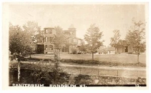 Vintage RPPC Real Photo Postcard SANITARIUM - RANDOLPH, VERMONT - Picture 1 of 2