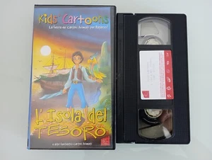 VHS videocassetta kid's cartoons l'isola del tesoro - Picture 1 of 1