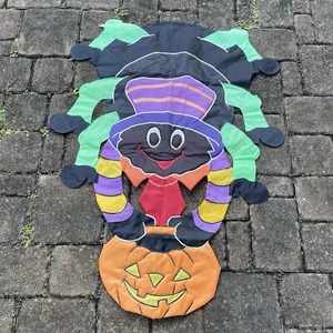 Spider Pumpkin Flag Halloween Trick or Treat Hat Jack o Lantern 45x33 Large Yard - Picture 1 of 6