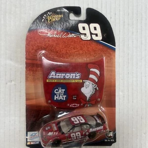 NASCAR 2004 Winner's Circle Michael Waltrip #99 Aarons Cat in the Hat 1/64 Capucha - Imagen 1 de 2