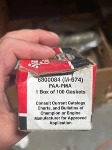 Champion Aviation M-674 Gasket, Spark Plug, Aircraft Pack of 100 - Picture 1 of 1