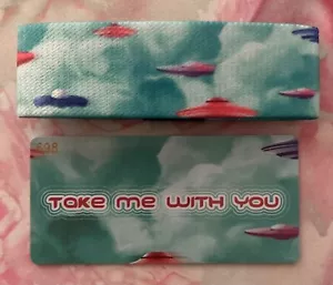 Zox Take Me With You Wrist Band Strap And Card. Teal Variant - Picture 1 of 3