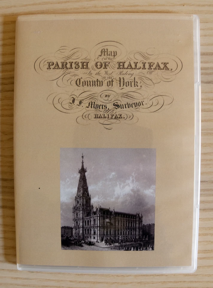Myers Map of the Parish of Halifax 1834-1835 - Digitised on CD - Image 1 of 4