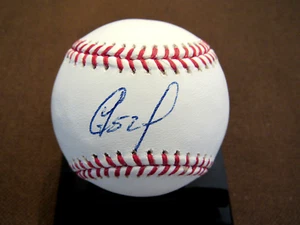 YOENIS CESPEDES A'S METS SILVER SLUGGER ALLSTAR SIGNED AUTO OML BASEBALL PSA/DNA - Picture 1 of 3