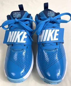 Nike Team Hustle D8 Tenis Zapatos Niños 5Y Azul Baloncesto 881941-403 - Imagen 1 de 8