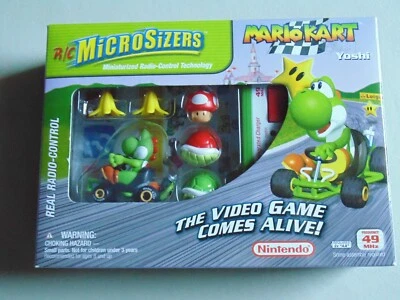 R/C MICROSIZERS HOBBICO MANDO A DISTANCIA COCHE NINTENDO MARIO KART YOSHI 2003 NISB Foto 1 de 4