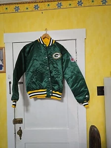 Chaqueta De Colección Años 90 Green Bay Packers Satén Starter Línea Pro Hecha en EE. UU. X Grande - Imagen 1 de 10