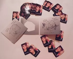 Ariana Grande & Justin Bieber Signed/Autographed CD Stuck with U + Bonus Someday - Picture 1 of 3