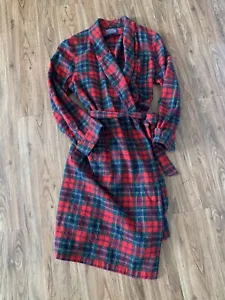 Vintage Plaid Pendleton Robe L USA - Picture 1 of 5